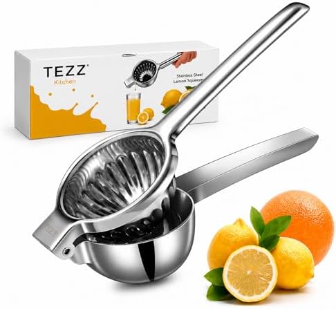 Lemon Squeezer, Stainless Steel Manual Citrus Juicer