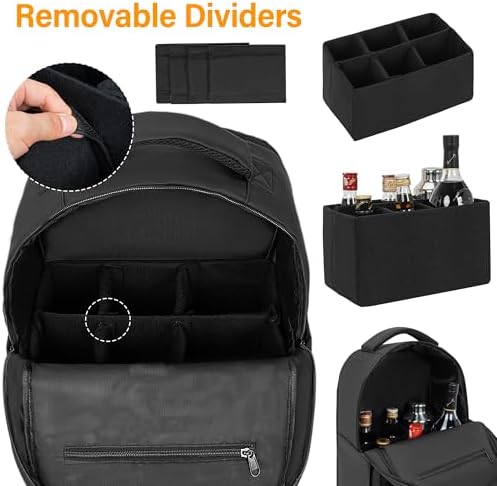 Bartender Backpack, Bartender Travel Bag for Cocktail Shaker Set