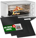 Toaster Oven Liners Reusable for Ninja Air Fryer Bottom Heat Resistant