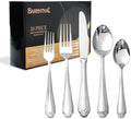 18/10 Silverware Set for 4, 20 Piece Stainless Steel Cutlery Set