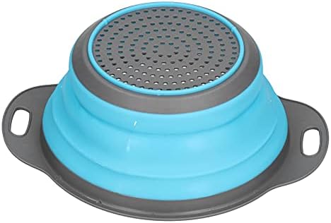 AUNMAS Small Collapsible Colander, PP & Silicone, Space-Saving
