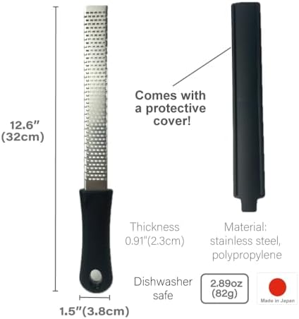 Cheese Grater Handheld, Made in Japan, Stainless Steel