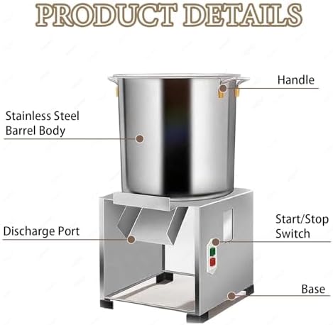 Heavy Duty Electric Food Chopper, 25L, 50-120kg per Hour
