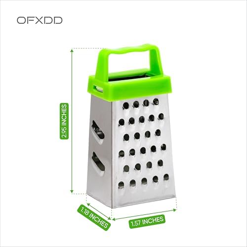 Mini Grater 3 Pcs - Small Grater for Cheese, Garlic, and Nutmeg