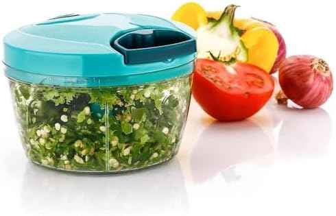 Manual Hand Pull String Vegetable Chopper | 1000ml Food Processor with