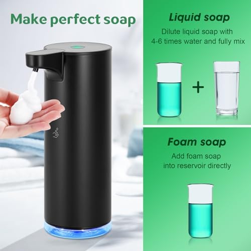 Automatic Hand Soap Dispenser Touchless: Foaming Stainless Steel