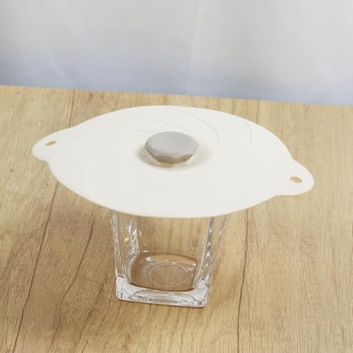 2 Pack 6Inch Silicone Bowl Lids with Handle