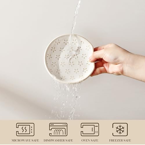 MALACASA Ceramic Spoon Rest for Stove Top, Spoon Holder for Kitchen