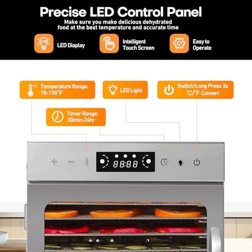 Panana Food Dehydrator Machine, 8 Trays