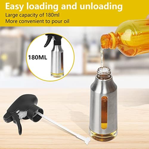 180ml Olive Oil Sprayer, Stainless Steel
