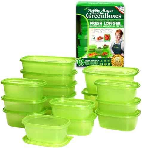 Debbie Meyer UltraLite GreenBox Reusable Food Storage Containers