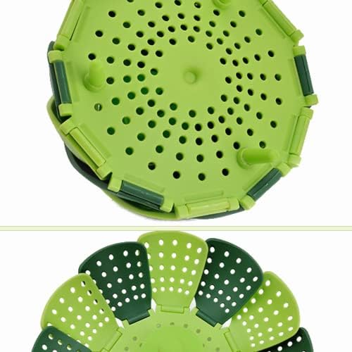 BeyondNice Collapsible Colander, Silicone Food Strainer, Vegetable and