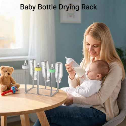 Shineflow Water Bottle Drying Rack, Stainless Steel Rack for Water