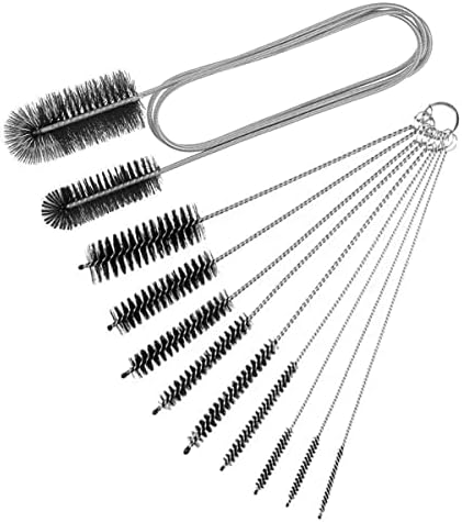10PCS Flexible Drain Brush Straw Cleaner Brush Set,Pipe Cleaners