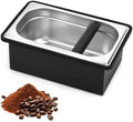 Espresso Knock Box Stainless Steel Large Coffee Puck Container