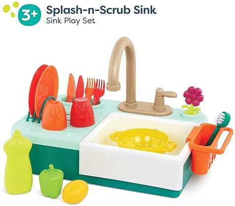 B. toys Play Sink with Running Water Faucet