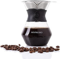 Mixpresso Pour Over Coffee Maker, Glass Carafe with Coffee Dripper