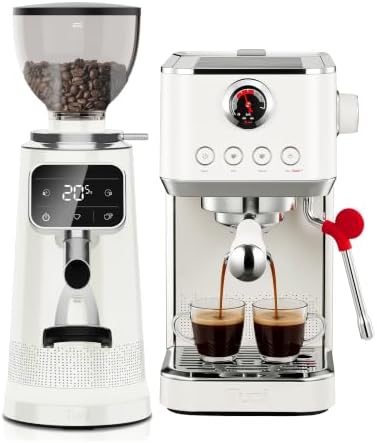 Tuni E2 Gen3 Espresso Machine with G3 64mm Grinder, Ivory