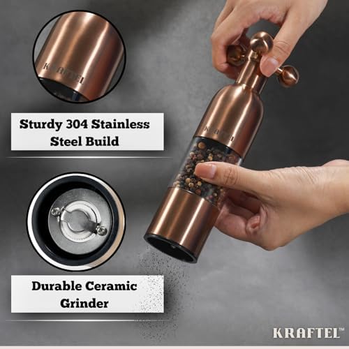 Salt and Pepper Grinder Set, 8", 2PK