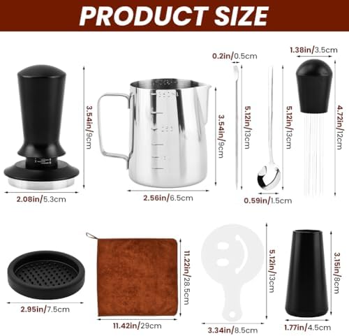 23PCS Coffee Tamper Set,Espresso Accessories Kit