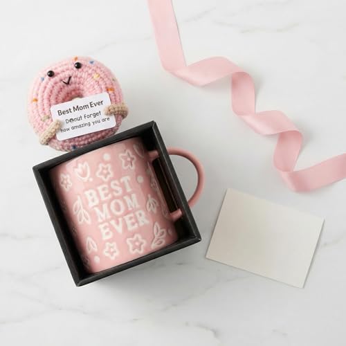 Mothers Day Gifts, Best Mom Ever Gifts for Mom from Daughter, Pink