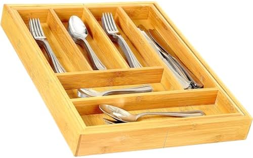 Home-it Expandable Cutlery Drawer - made for Utensil Organizer