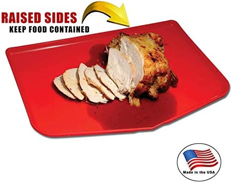 Chop Keeper Chopping Tray with Raised Sides and Easy-Guide Funnel