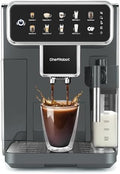 Chef Robot Automatic Espresso Machine, 12 Cup, Gray