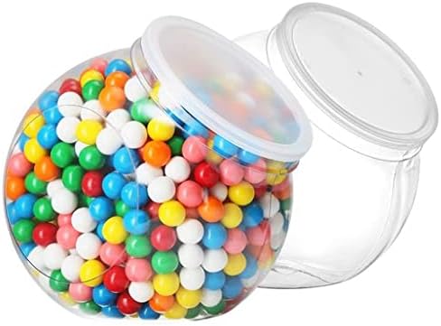 DilaBee 2-Pack Plastic Candy Jars with Lids, 96oz