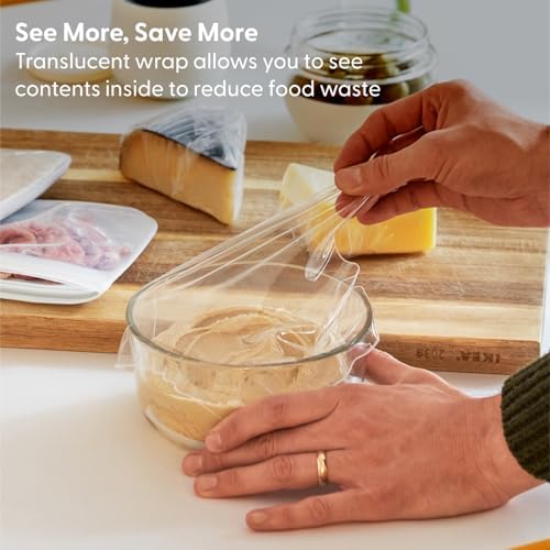 W&P Reusable Silicone Stretch Wrap, 3 Wraps