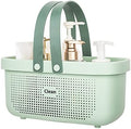 JiatuA Plastic Storage Basket with Handle, Green
