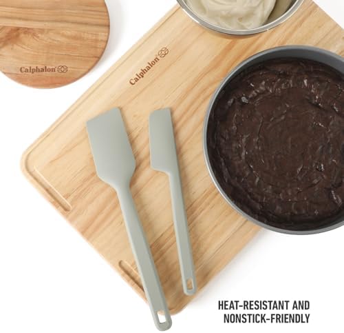 Calphalon Prime Scraper Set, 2-Piece Silicone Kitchen Scraper Set