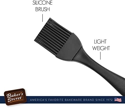 Baker's Secret - Set of 2 Silicone Brushes, for Pastry, Oil Baking
