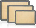 Silicone Baking Mat, 3 Pac Silicone Cookie Sheets for 2 Baking 16.5"L