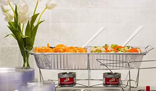 Aluminum Pans Full Size, Large Disposable Roasting & Baking Pan