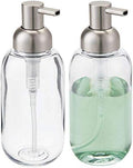 mDesign Plastic Refillable Liquid Soap Dispenser, 2 Pack