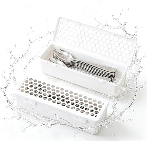 2 Pack Dishwasher Basket for Small Items,Silverware Basket