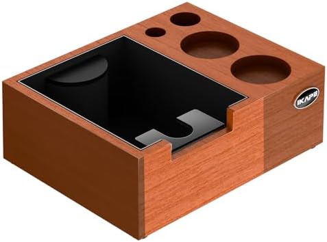IKAPE 51/53/54/58mm Espresso Knock Box, Sandywood Coffee Station