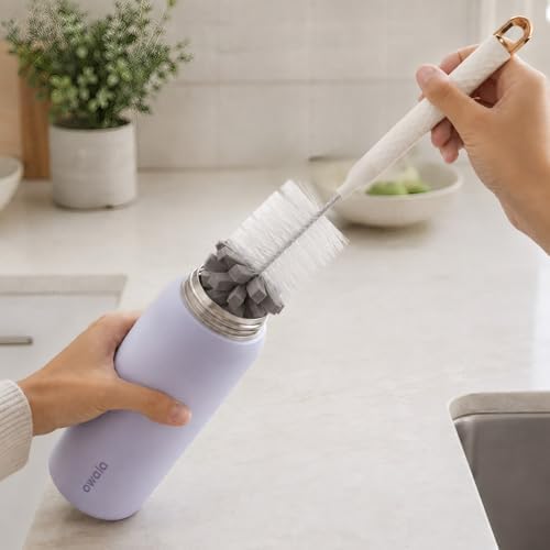 Water Bottle Cleaning Brush Set, 5-in-1 Bottle Brush Kit with Sponge