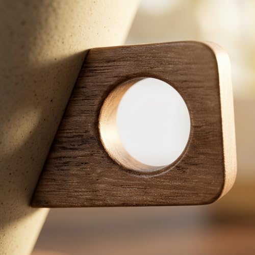 Handmade Ceramic Pour Over Coffee Cup with Walnut Stand