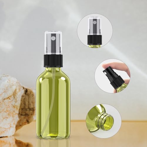 Wedama 4 oz Mini Glass Spray Bottles, 4 Pack