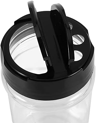 FUNSUEI 36 Pack 6 OZ Empty Clear Plastic Spice Bottles, Spice Shaker