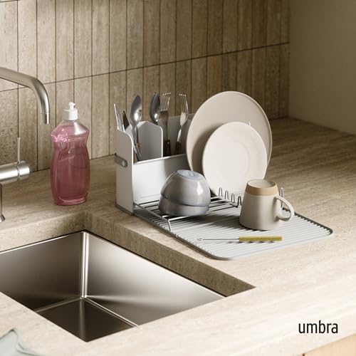 Umbra Sling Dish Drying Rack, White