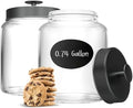 KooK Glass Kitchen Canister Set, Food & Storage Containers for Pantry