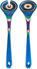 Totally Bamboo Baltique Mumbai Collection Wooden Salad Serving Utensil