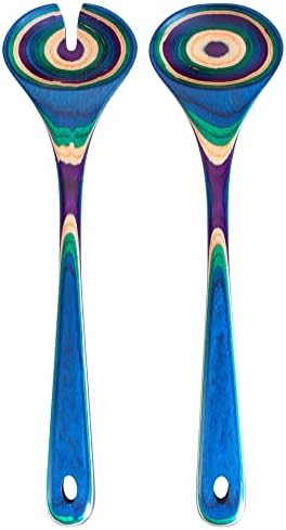 Totally Bamboo Baltique Mumbai Collection Wooden Salad Serving Utensil
