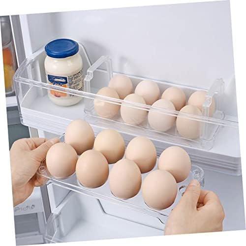 Stackable Egg Storage Box for Fridge, Three-tier Plastic