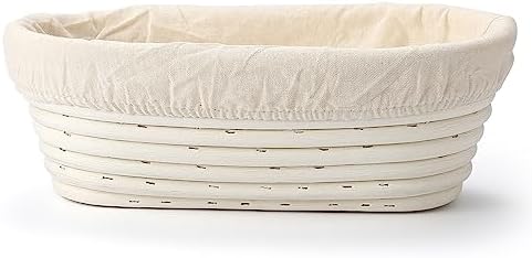 Saint Germain Bakery Premium Round Bread Banneton Basket with Liner