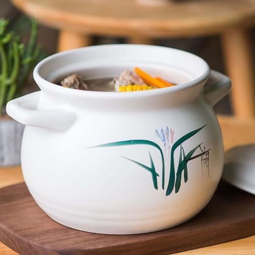 Ceramic Cooking Pot Clay Pot Ceramic Casserole Pot with Lid