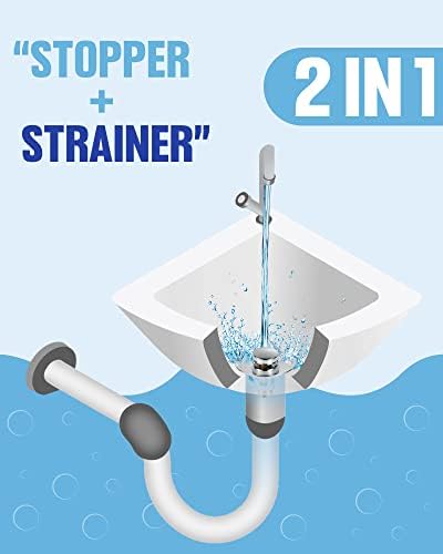 TGOSOMT Bathroom Sink Drain Strainer Stopper